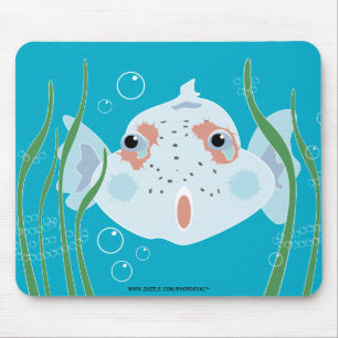 Mousepad Peixe Engraçado