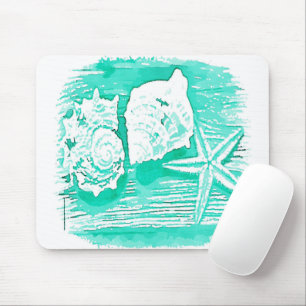 Mousepad peixe-estrela de concha