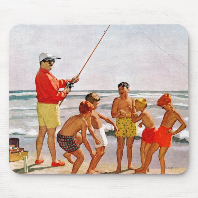 Mousepad Peixe Grande e Polonês de Richard Sargent (Frente)