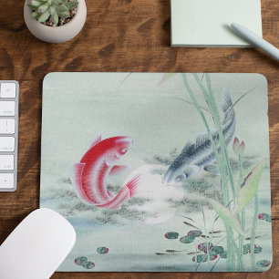 Mousepad Peixe Koi com Lotus