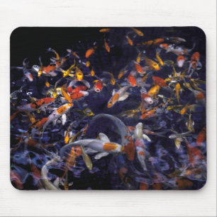 MOUSEPAD PEIXE KOI SOBRE O FLUXO