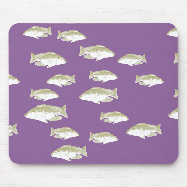 Mousepad Peixe no roxo (Frente)
