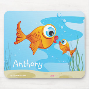 Mousepad Peixe - Oliva e picada: