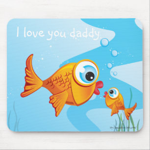 Mousepad Peixe - Oliva e picada: