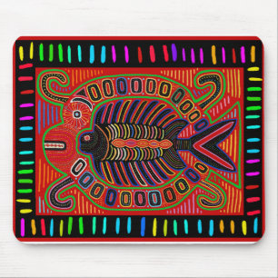 Mousepad Peixe Voador Mola Índio Cuna