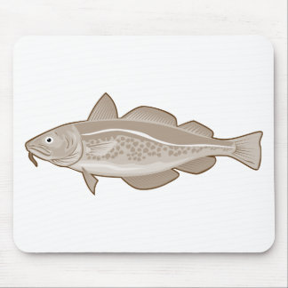 Mousepad peixes atlânticos da arinca dos bacalhaus
