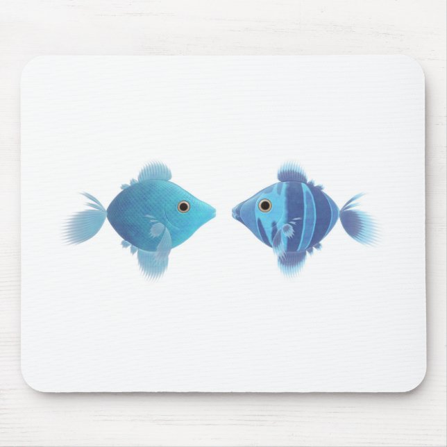 Mousepad peixes azuis (Frente)