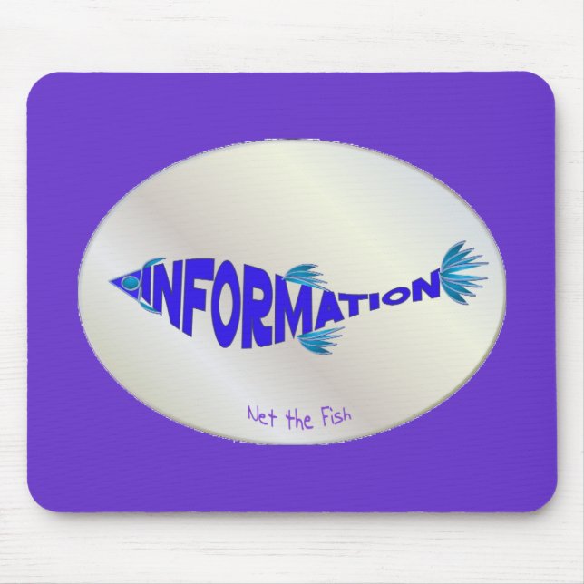 Mousepad Peixes da informação (Frente)