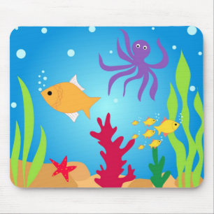 Mousepad Peixes da natação