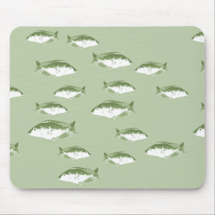 Mousepad Peixes da verde azeitona
