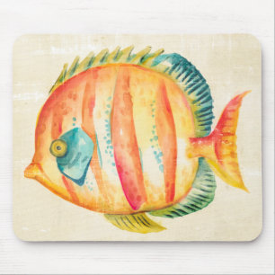 Mousepad Peixes de Aquário Coloridos