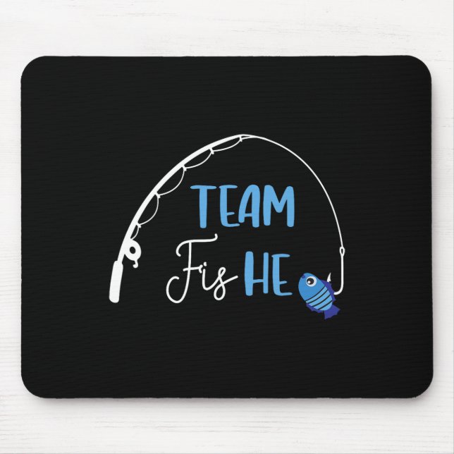 Mousepad Peixes De Equipe Que Camisa O Gênero De Pesca Ann (Frente)