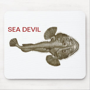 MOUSEPAD PEIXES DO DIABO DO MAR