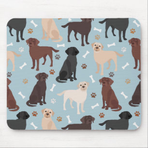 Mousepad Peixes e Ossos do Labrador Retriever