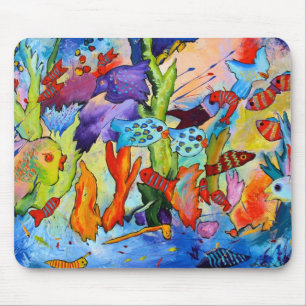 Mousepad Peixes em nosso tapete do rato do jardim