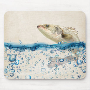 Mousepad Peixes Grandes Saindo da Água