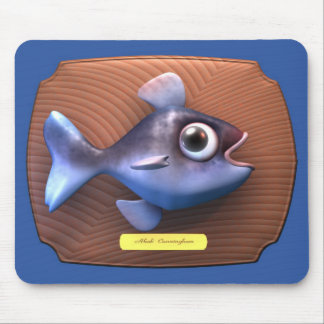 Mousepad Peixes no conselho de corte