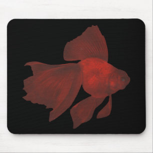 Mousepad Peixes - peixe dourado de Veiltail - auratus do