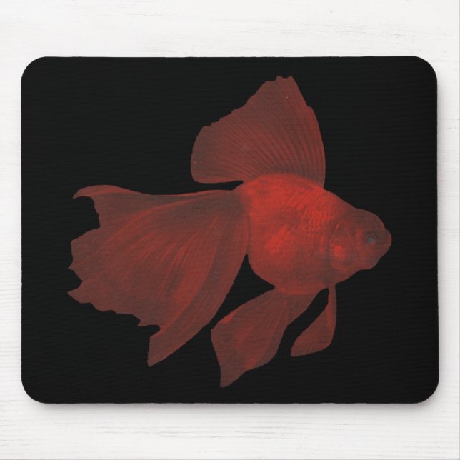 Mousepad Peixes - peixe dourado de Veiltail - auratus do (Frente)