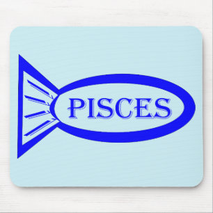 Mousepad Peixes - Sinal de Estrela - Mosaico de Peixe