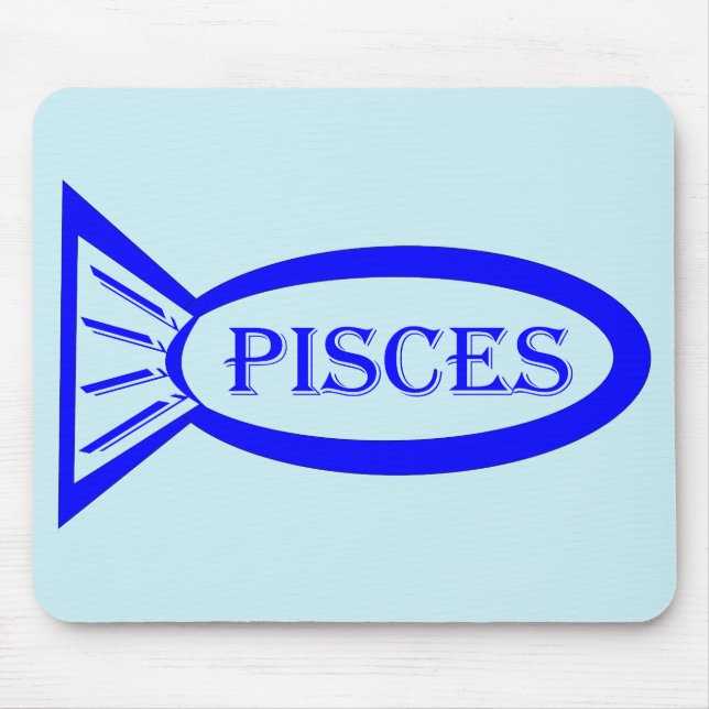 Mousepad Peixes - Sinal de Estrela - Mosaico de Peixe (Frente)