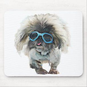 Mousepad Pekingese Rockstar Mongo