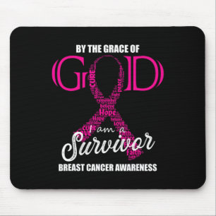 Mousepad Pela Graça De Deus Eu Sou Um Sobrevivente Do Cânce