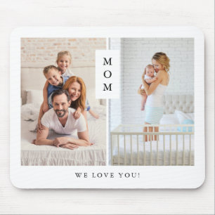 Mousepad Pela mãe Grade de Fotografias Moderna