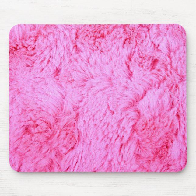Mousepad Pele cor-de-rosa do falso (Frente)