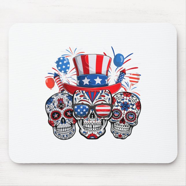 Mousepad Pele de Açúcar Esfria Fogos de Artifício Bandeira  (Frente)