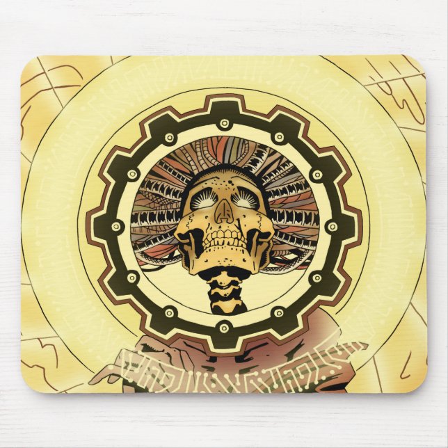 Mousepad Pele do rato-claro-esquelético (Frente)