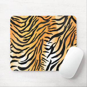 Mousepad Peles de tigre com stripteza moderna felina de Imp