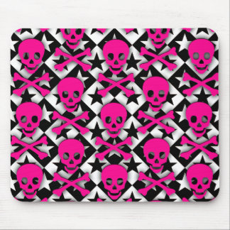 Mousepad Peles e Estrelas Rosa Emo