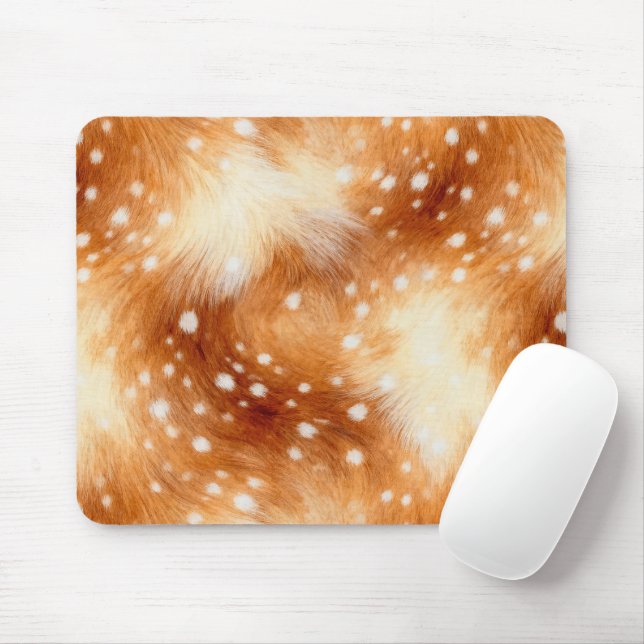 Mousepad Pelo Macio de Corça Floresta Aconchegante (Com mouse)
