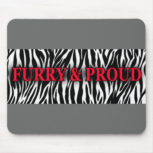 Mousepad peludo & orgulhoso (Frente)