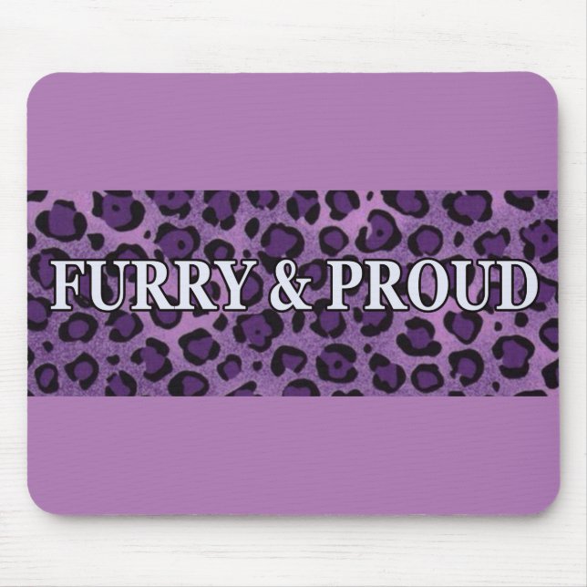 Mousepad peludo & orgulhoso (Frente)
