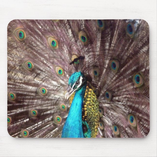 Mousepad penas de pavão (Frente)