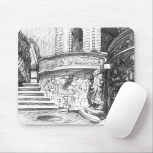Mousepad Pêncilart Monocromo Preto e Branco