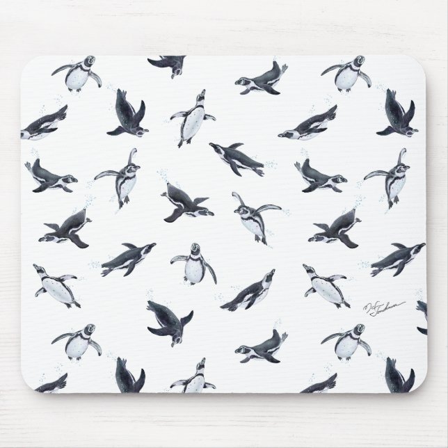 Mousepad Penguin Flight Squad | Ocean Art Design (Frente)