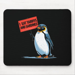 Mousepad Penguin Tarifado Engraçado Eu Comi Tarifas E Sardi
