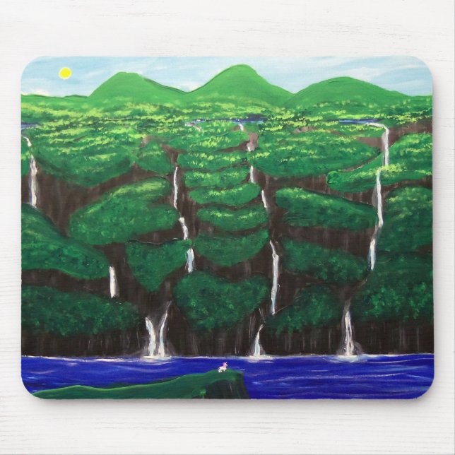 Mousepad Penhascos do unicórnio (Frente)