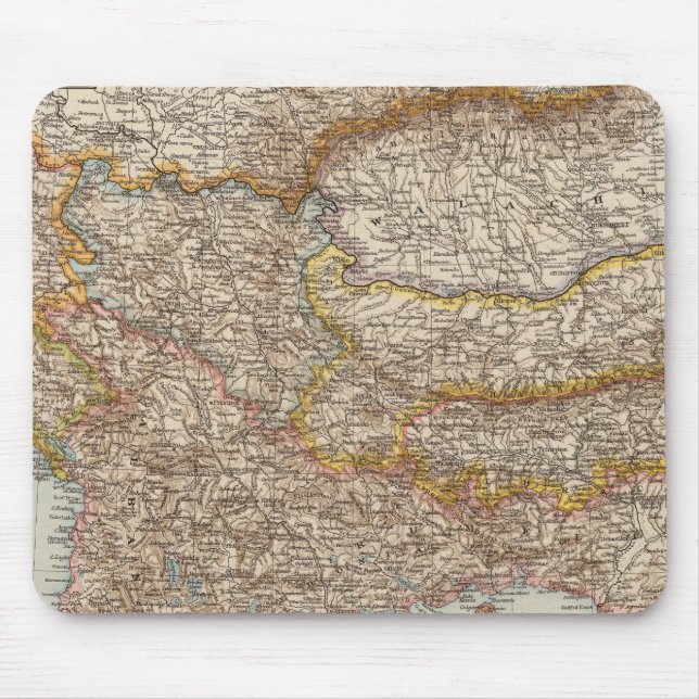 Mousepad Península dos Balcãs 4 (Frente)