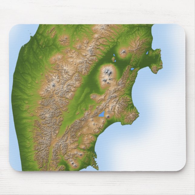 Mousepad Península Russa de Kamchatka (Frente)