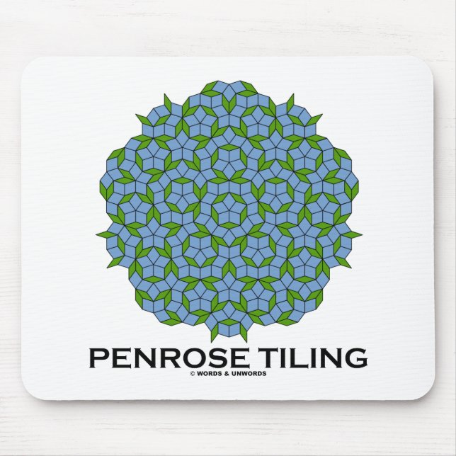 Mousepad Penrose Tiling (Simetria De Cinco Dobragens) (Frente)