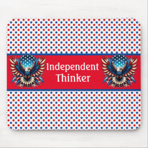 Mousepad Pensador Independente Patriótico Americano