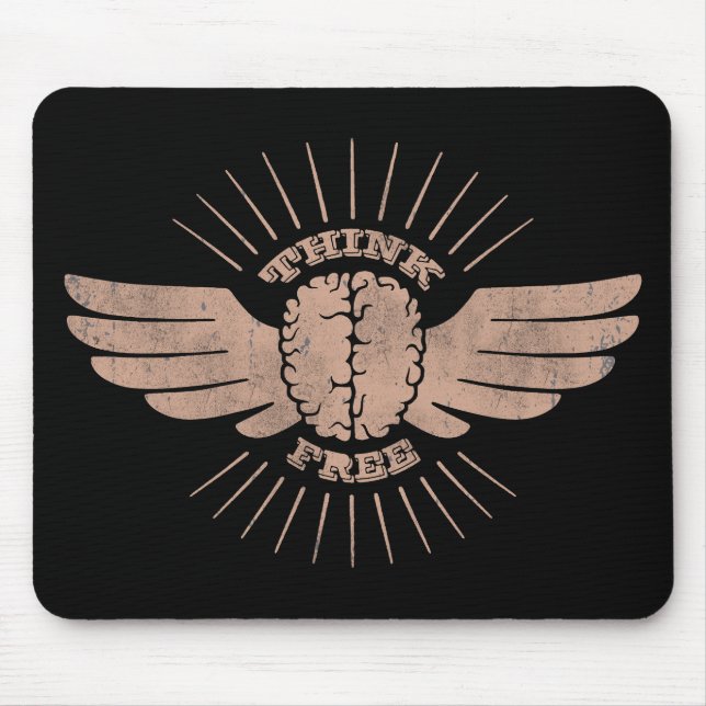 Mousepad Pensador livre (Frente)