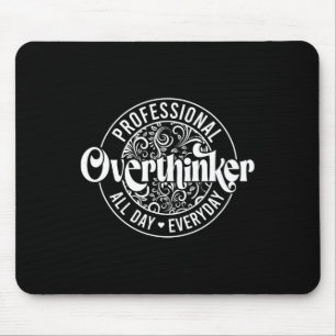 Mousepad Pensador profissional em saúde mental durante todo