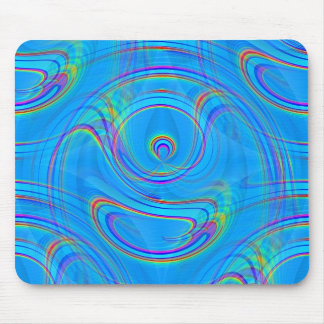 Mousepad Pensamento perdido, um Abstrato digital (Frente)
