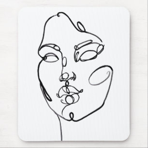 Mousepad Pensamentos Lineares - Face