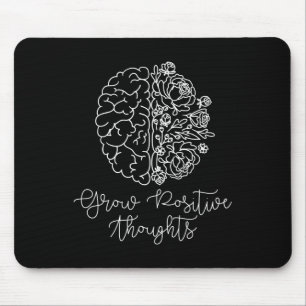 Mousepad Pensamentos Positivos Crescem Problemas de Saúde M